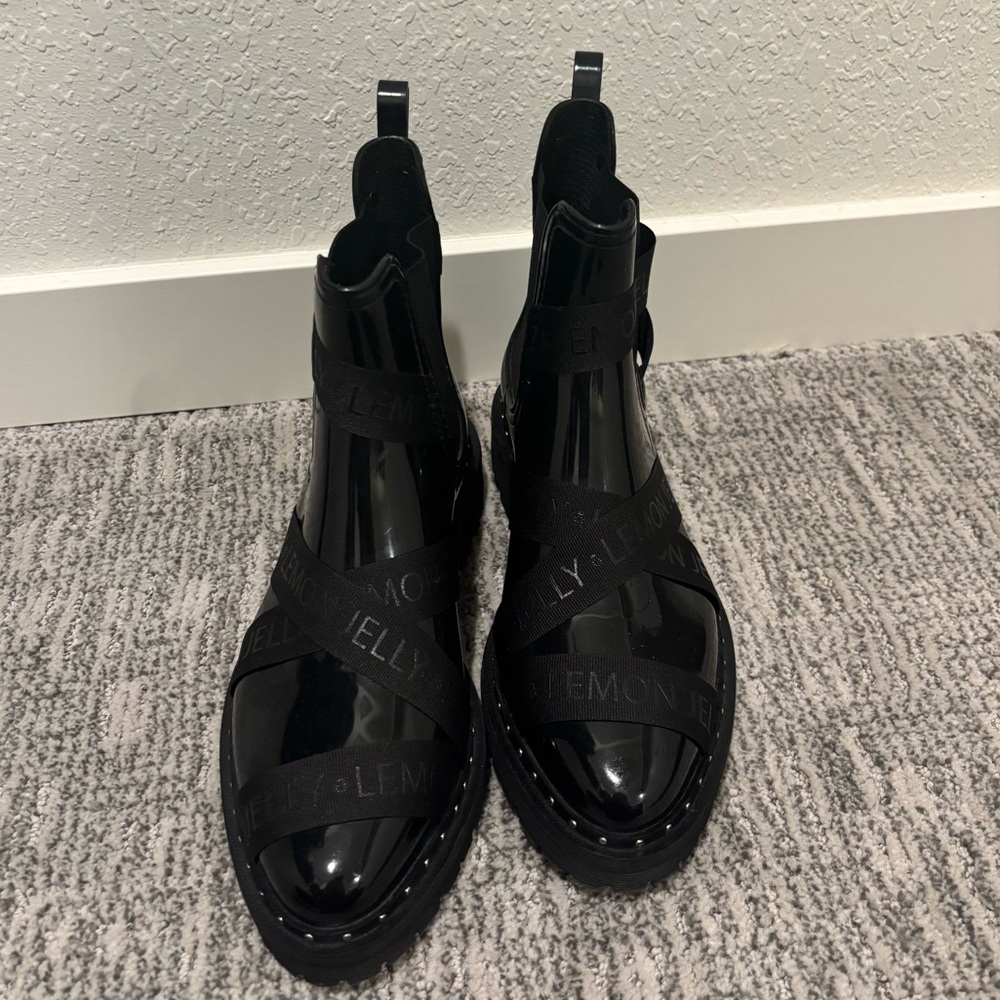 Lemon Jelly Frankie Rain Boots Black